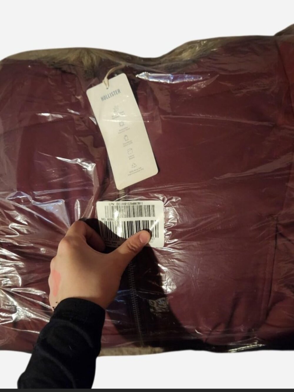 Hollister mulberry coat - Picture 2 of 2